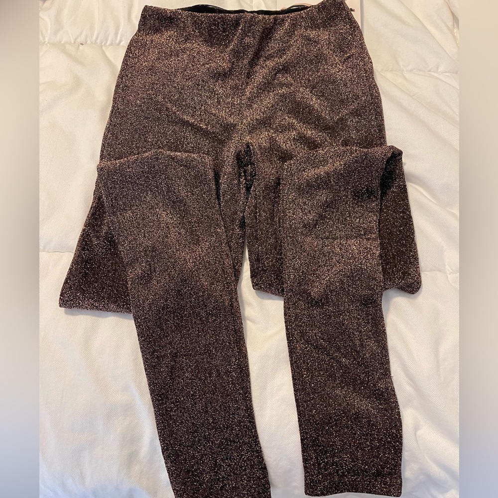 Brown Shimmer Leggings